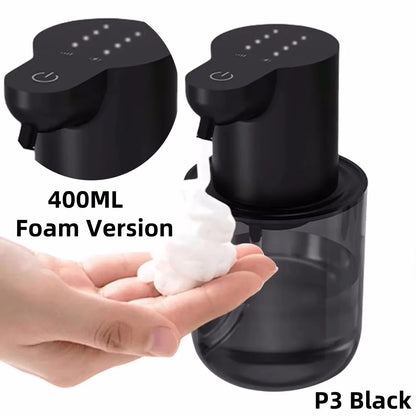 Automatic Touchless Foaming Soap Dispenser - 380ml USB Rechargeable with 4 Adjustable Levels, Eco-Friendly Design