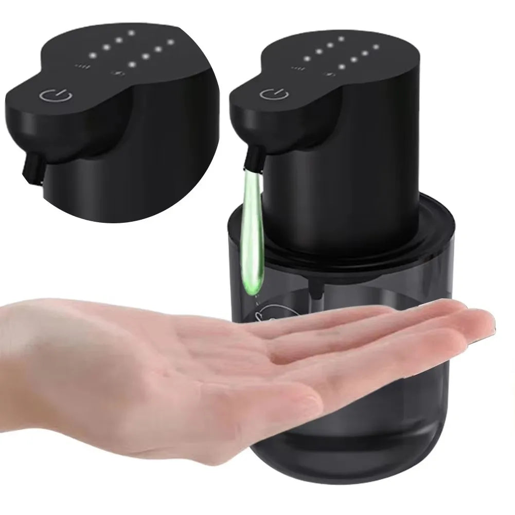 Automatic Touchless Foaming Soap Dispenser - 380ml USB Rechargeable with 4 Adjustable Levels, Eco-Friendly Design