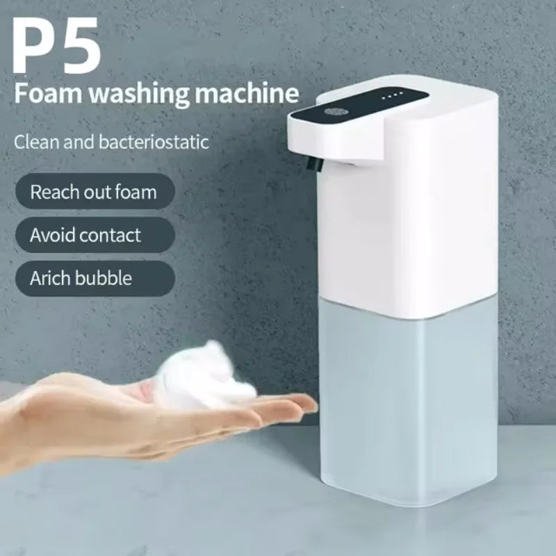 Automatic Touchless Foaming Soap Dispenser - 380ml USB Rechargeable with 4 Adjustable Levels, Eco-Friendly Design