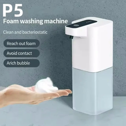 Automatic Touchless Foaming Soap Dispenser - 380ml USB Rechargeable with 4 Adjustable Levels, Eco-Friendly Design